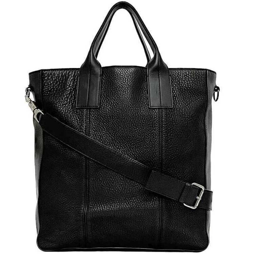 Christian Louboutin Tote Bag Black Red Leather Business Crossbody